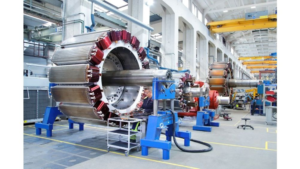 Heavy-duty servo motors with absolute encoders for shipyard panel roll bending machines